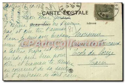 Castres — Vista geral sobre as Casernas do 116º Artilharia Pesada e do 9º Artilharia de Campanha — Le Tarn Illustré — Verso