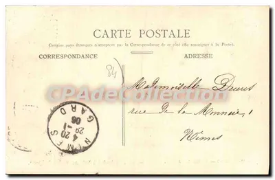 Fort St-André w Villeneuve-lès-Avignon — zapory i okrągłe wieże — wydawca 'Villeneuve-lès-Avignon' nr 84 — Rewers