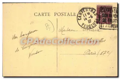 Carpentras - Szpital (XVIII wiek) — Wydawca P. Fauret, n° 352 — Rewers