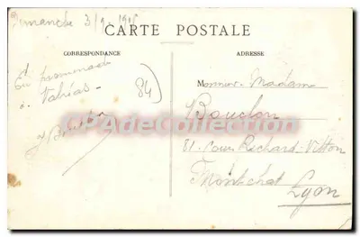 Valréas - Hotel de Ville (Hotel de Simiane) — construído no início do século XVIII — editor não visível — Verso