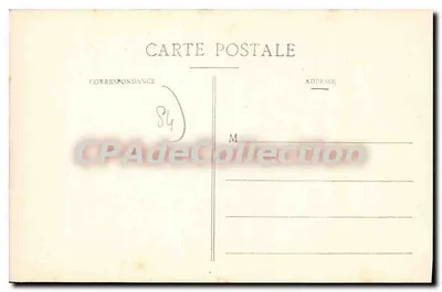 Avignon - Praça da Hora — estátua monumental e pedestres — editor RNT, número de série 68 — Verso