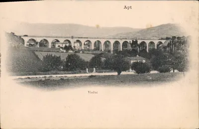 Apt — Viaduto — Editor: Compagnie des chemins de fer de Provence, n° 84