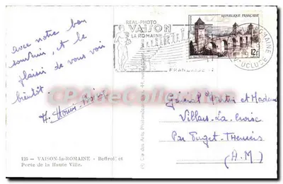 वाज़ॉन-ला-रोमेन — हाउट विल के द्वार — संपादक कैप — पीछे