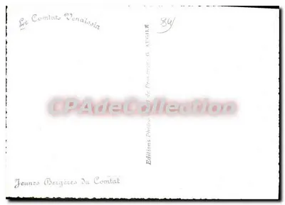 Młode pasterki z Comtal — Wydawnictwo G. Augier — nr 84 — Rewers