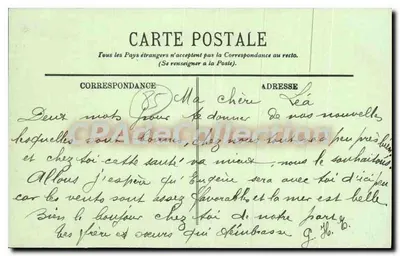 Les Sables-d'Olonne — Widok na Hotel du Remblai i plażę — LL. n°26 — Rewers