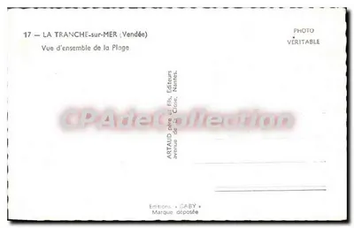 La Tranche-sur-Mer — Ogólny widok plaży — Wydawnictwo Gaby — Rewers