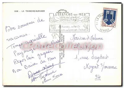Wybrzeże Świata — Floralie w La Tranche-sur-Mer — Wydawca Ektacap — Rewers