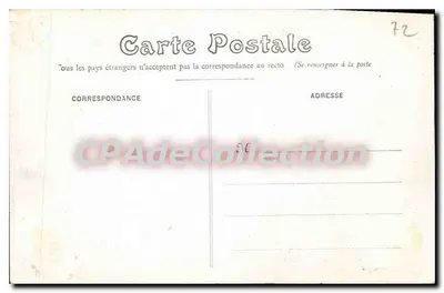 Vibraye — Zamek Vibraye — Garreau, imp. — Rewers
