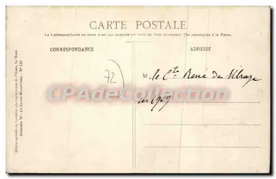 Vibraye - Zamek Sprawiedliwości i Zbiornik Wodny (M. hrabia René de Vibraye) — Cheché J. Gareznyski, wydanie specjalne Zakładu Fotograficznego Zachodniego, nr 143 — Rewers