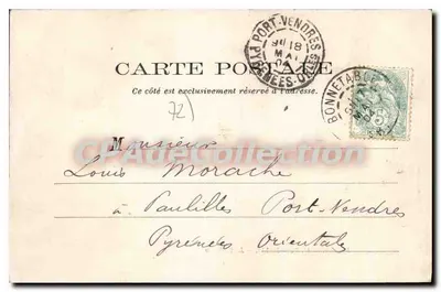 Sarthe — 12. Bonnétable — Het Kasteel — Fototype J. Bouveret, Le Mans — Achterkant
