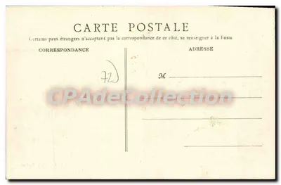 Le Mans — Plein der Jacobijnen — De Kathedraal, uitzicht vanaf de Abside — R.F. - B.J.C., Parijs — Achterkant