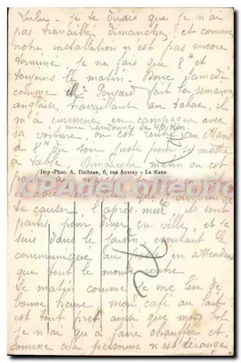 Le Mans — Port i częściowy widok — Imp. Phot. A. Dolbeau, 6, rue Auvray — Rewers