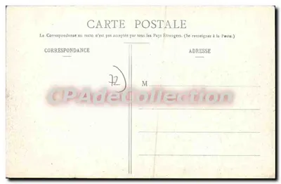 Sablé (Sarthe) — Visão geral da Cidade — Edição J. Malicot, fot. Sablé-sur-Sarthe — Verso