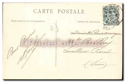 Le Mans — Kaserna Négrier — CPADeCollection n°34 — Rewers