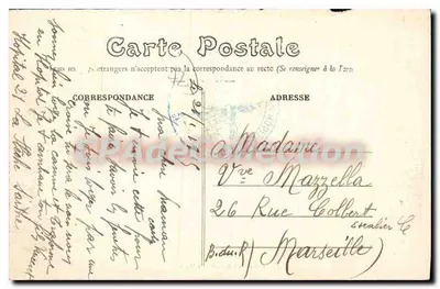 La Flèche — Kwatera piechoty — Grand Bazar de Paris — Rewers
