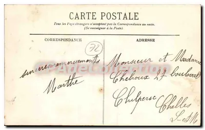 Le Mans — Gara tramwajowa w Sarthe — LL. — Rewers