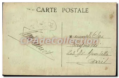 Zamek Mazoué — Okolice Aubigné (Sarthe) — S. Douvrau, Le Mans — Rewers