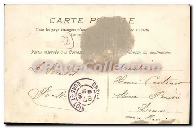 La Flèche — Promenade du Pré — C. Tribaut, n°47 — Verso