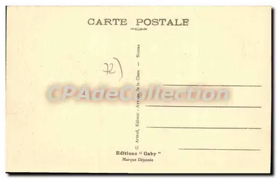 Zamek w Val — Okolice Alençon — Saint-Rémy-du-Plain (Sarthe) — Wydawca Gaby, Nantes — Rewers