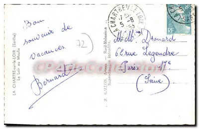 Chartre-sur-le-Loir — Młyn — R. Callois, wydawca, nr 72 — Rewers
