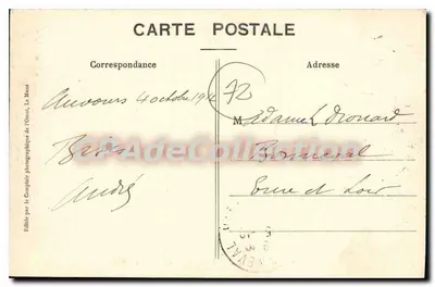 I.E MANS - Quartel Paixhans (31º de Artilharia) — Cliché J. Garcerynski, n°28 — Verso