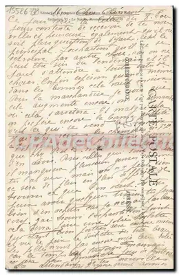 Changé - A Busardière — Castelo (lado sul) mistura de diferentes estilos — J. Greczynski, n°176 — Verso