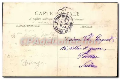 Kobieta na Wielkim Bazarynku Gospodyni — G. Brionnais — n° 103 — Rewers