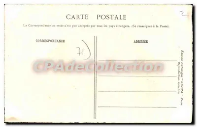Zamek Sercy — Saône-et-Loire — Wydawnictwo Artystyczne SUPRA Paris — Rewers