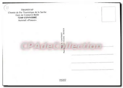 Autorail « Picasso » — Estação de Connerré-Beillé — Transvap — Verso