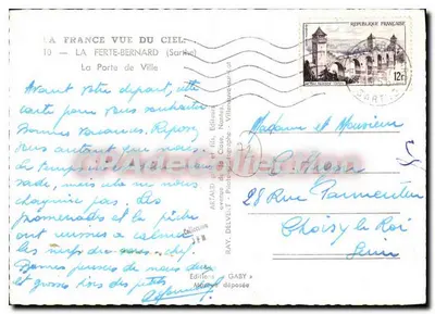 La Ferté-Bernard (Sarthe) — A Porta da Cidade — Éditions Gaby — Verso