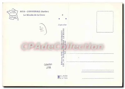 Moinho da Cruz — Connerre (Sarthe) — Jipécolor — Verso