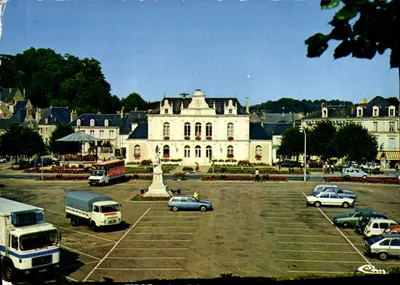 Château-du-Loir — praça e prefeitura — Imprimerie Combier