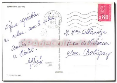 BONNETABLE — Kościół, Normandzki Dom, Le Tripoulin, Zamek — Wydawca: Combier — Rewers