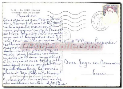 La Suze — Terceira Cidade da França — Editor desconhecido, n° 20 — Verso