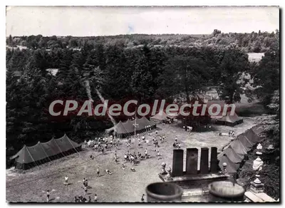 Campo de férias de Rivesarthe — vista do Campanile do Castelo — Centro de Jovens S.N.C.F. — Região Oeste