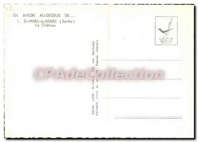St-MARS-la-BRIÈRE — O Castelo — Edição LAPIE — Verso