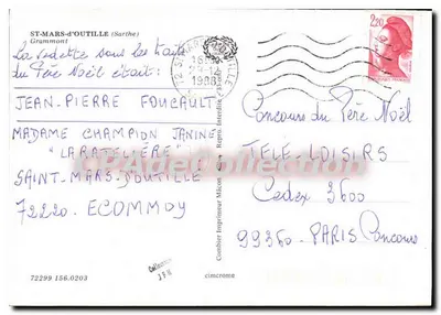 Castelo de La Rataletière — Saint-Mars-d'Ouville (Sarthe) — Combleur Impressor Mâcon — Verso