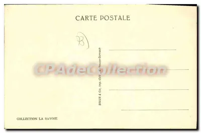 Okręgi Pralognan-la-Vanoise — Les Granges — Braun & Cie, Wydawnictwo La Savoie — Rewers