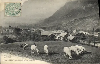 Grésy-sur-Isère — Vista geral — E. Reynaud, editor, n° 1184