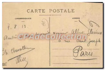 Chambéry — Ogólny widok i Nivolet (1553 m) — Wydawca nieznany, nr serii 2401 — Rewers