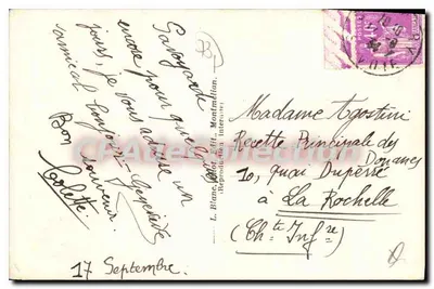 Chambéry — Ogólny widok — L. Blanc, Montélimar — Rewers