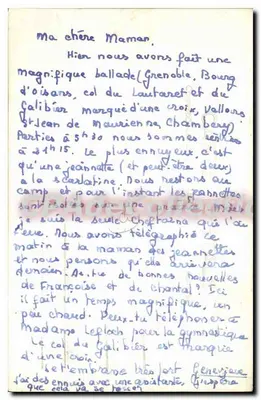 Valloire — Panoramiczny widok gór z oznaczeniem wysokości — wydawca nieznany, nr 5353.62 — Rewers