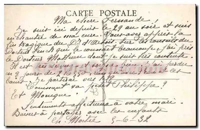 Brides-les-Bains — Hotel dei Bagni e i suoi Giardini — editore: Chauvet café-tabacs — Verso