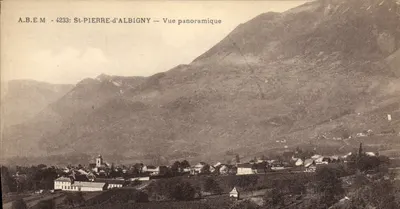 St-Pierre-d'Albigny — Vista panorâmica — A.B.E.M. n°4233