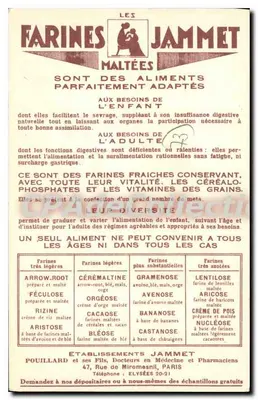 La Savoie — Stare Provincje Francji — Wydawnictwo Farines Jammet — Rewers