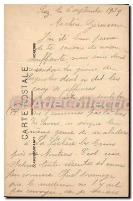 Traje de TARENTAISE - Cabeleira "La Frontière" — Editor desconhecido, n° 300 — Verso