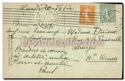 Dolina BRIDES-les-BAINS — Villarurin i lodowce Vanoise — F. de Migieu, wydawca — Rewers