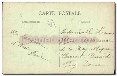 Omgeving van Aix-les-Bains — La Chambotte, hoogte 940 m. en het meer van Bourget — uitgever La Savoie, nr. 139 — Achterkant
