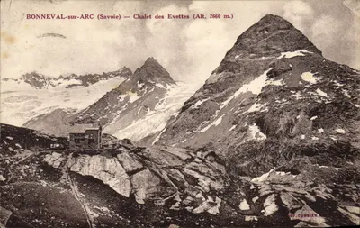 Bonneval-sur-Arc (Savoie) — Chalet des Evettes (Alt. 2660 m.) — Editor: Cot Combier