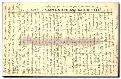 Saint-Nicolas-la-Chapelle — Savoie — Imp. Ratin (Savoie) — nr 17 — Rewers